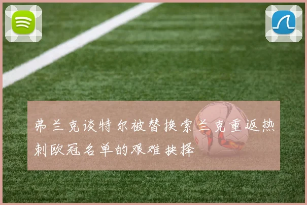 弗兰克谈特尔被替换索兰克重返热刺欧冠名单的艰难抉择